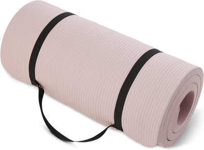 1 Workout Exercise Yoga Mat with Carrying Strap